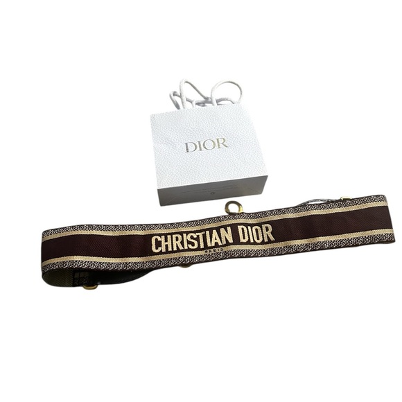 Christian Dior Maroon Strap - Picture 1 of 7